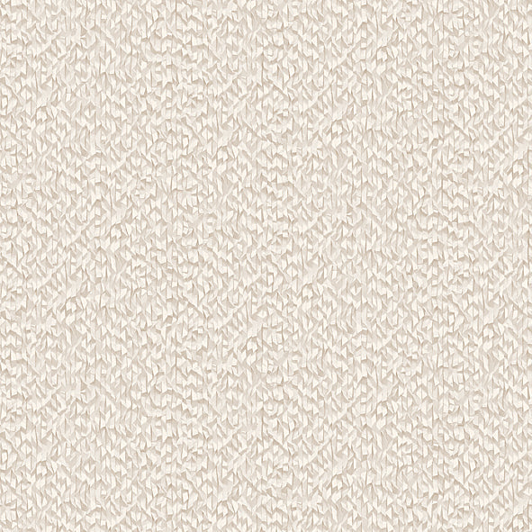 Textured Weave Plain Wallpaper - Beige pattern