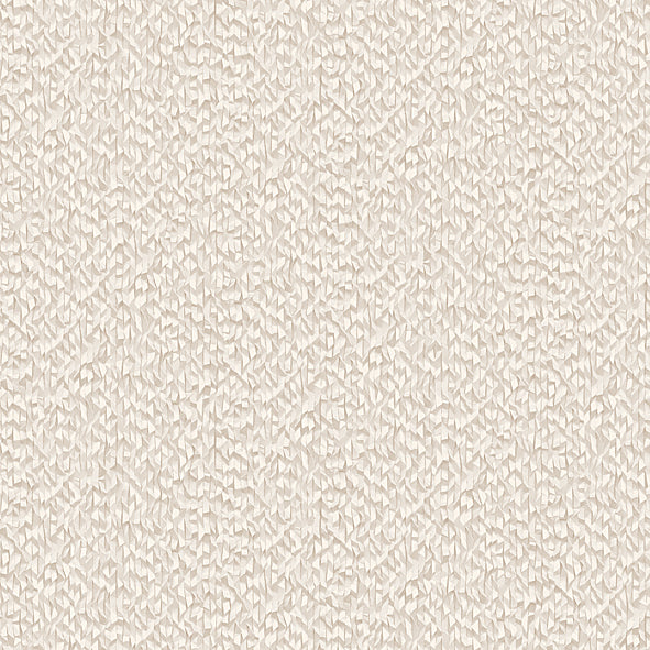 Textured Weave Plain Wallpaper - Beige pattern