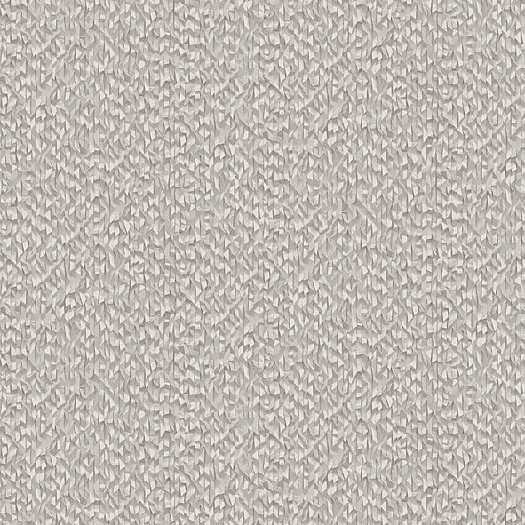 Textured Weave Plain Wallpaper - Taupe pattern