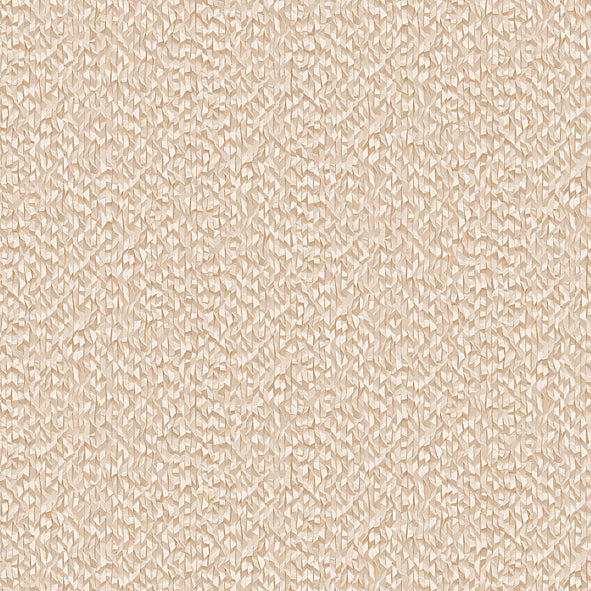 Textured Weave Plain Wallpaper - Tan pattern