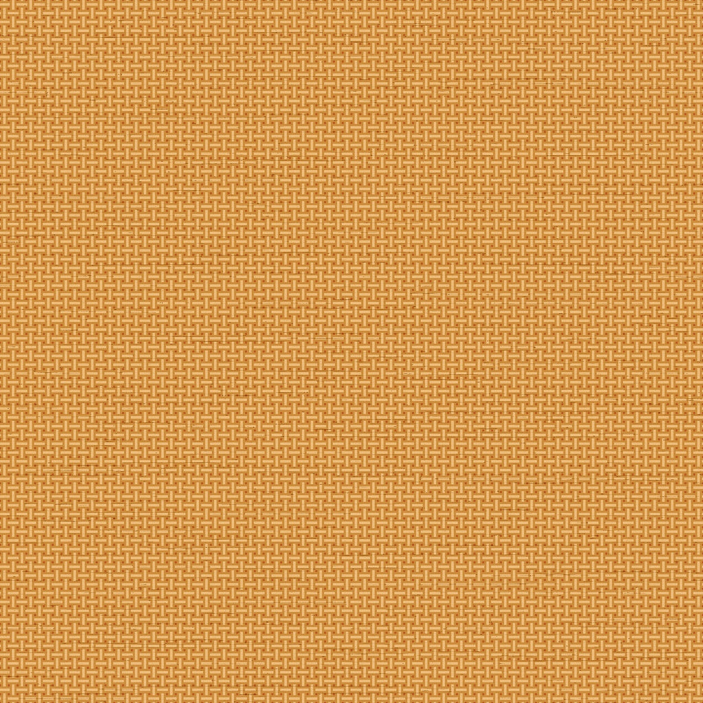 Cane Lattice Wallpaper - Orange pattern