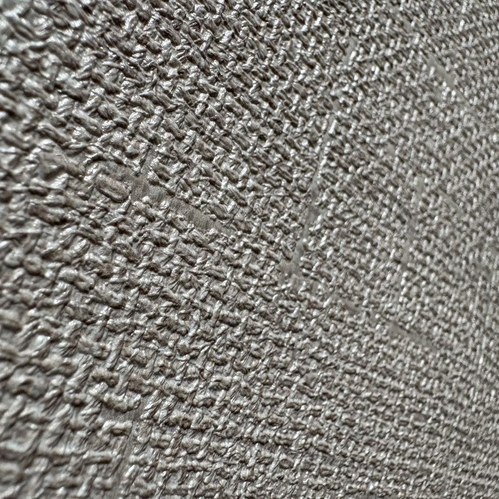 Hessian Wallpaper - Beige room view