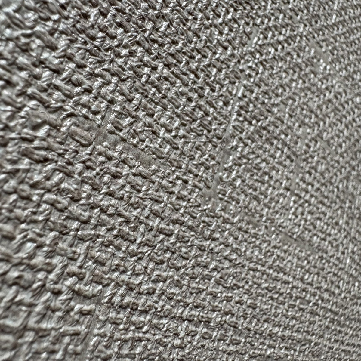 Hessian Wallpaper - Beige room view
