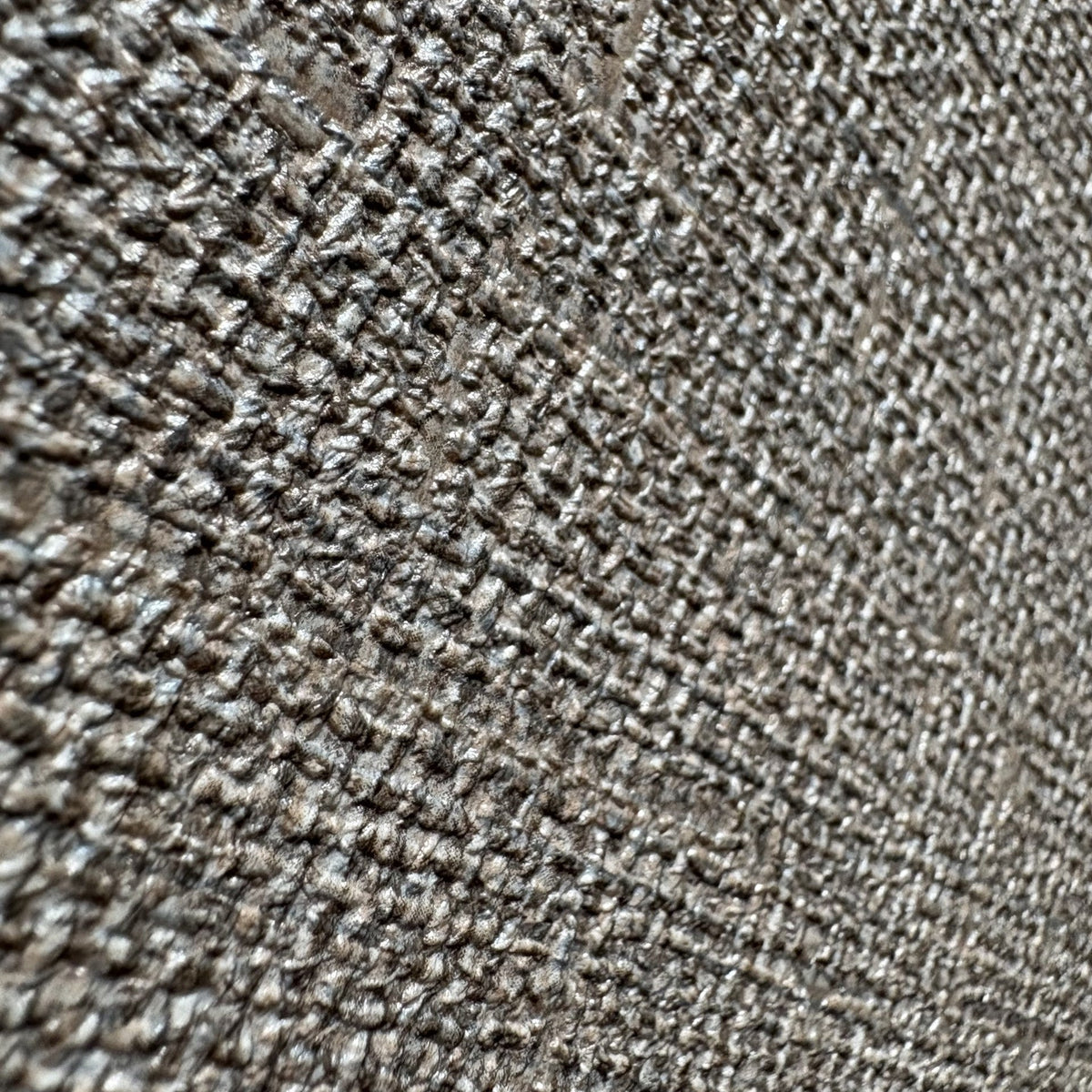 Hessian Wallpaper - Gray room view