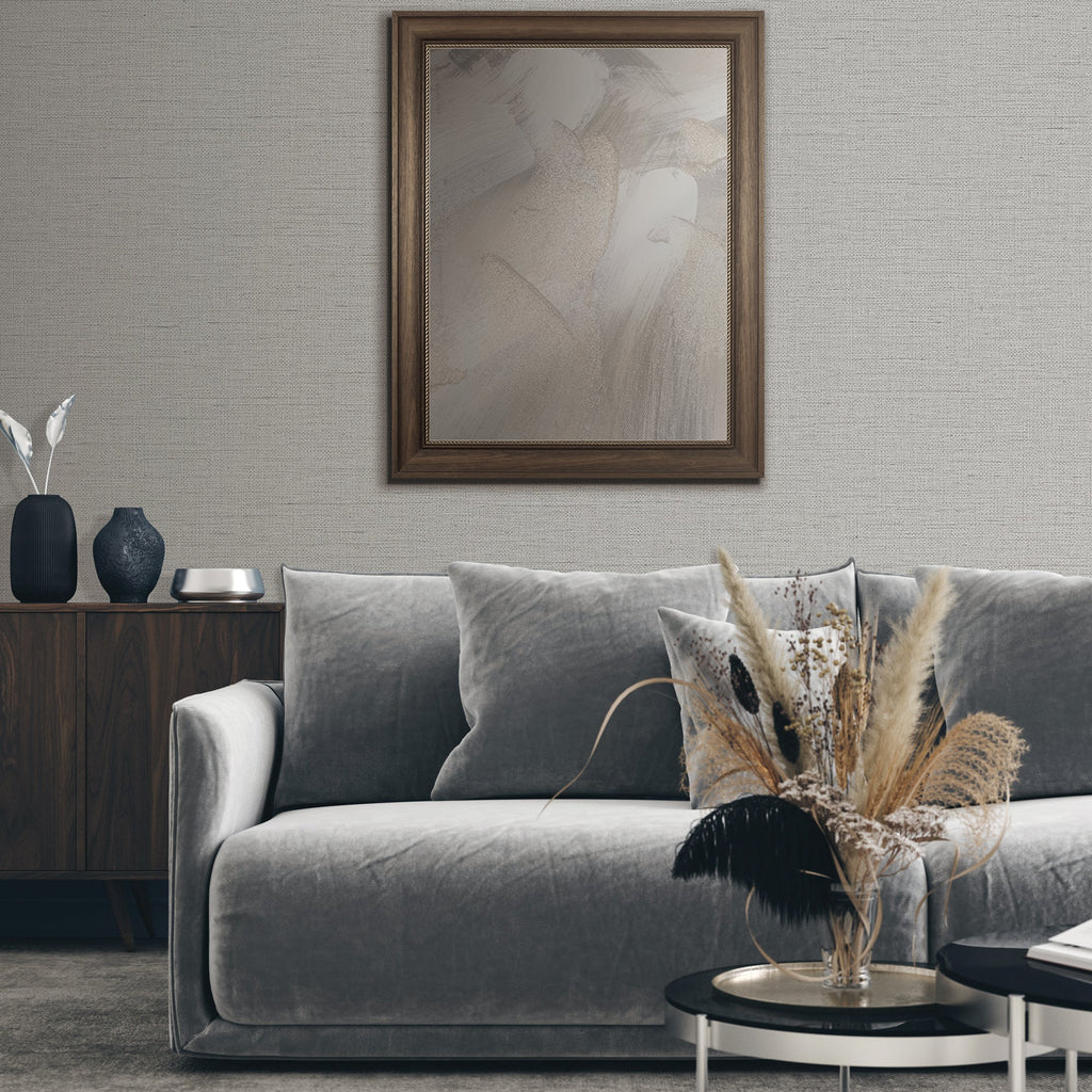 Fine Silk Wallpaper - Gray room view