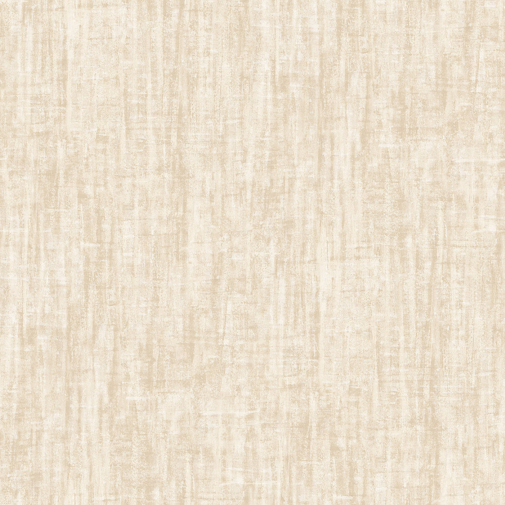 Washed Linen Weave Wallpaper - Beige pattern