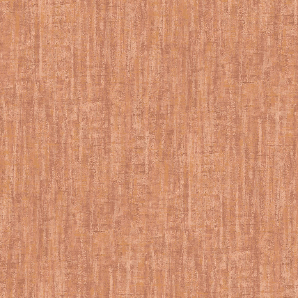 Washed Linen Weave Wallpaper - Coral pattern