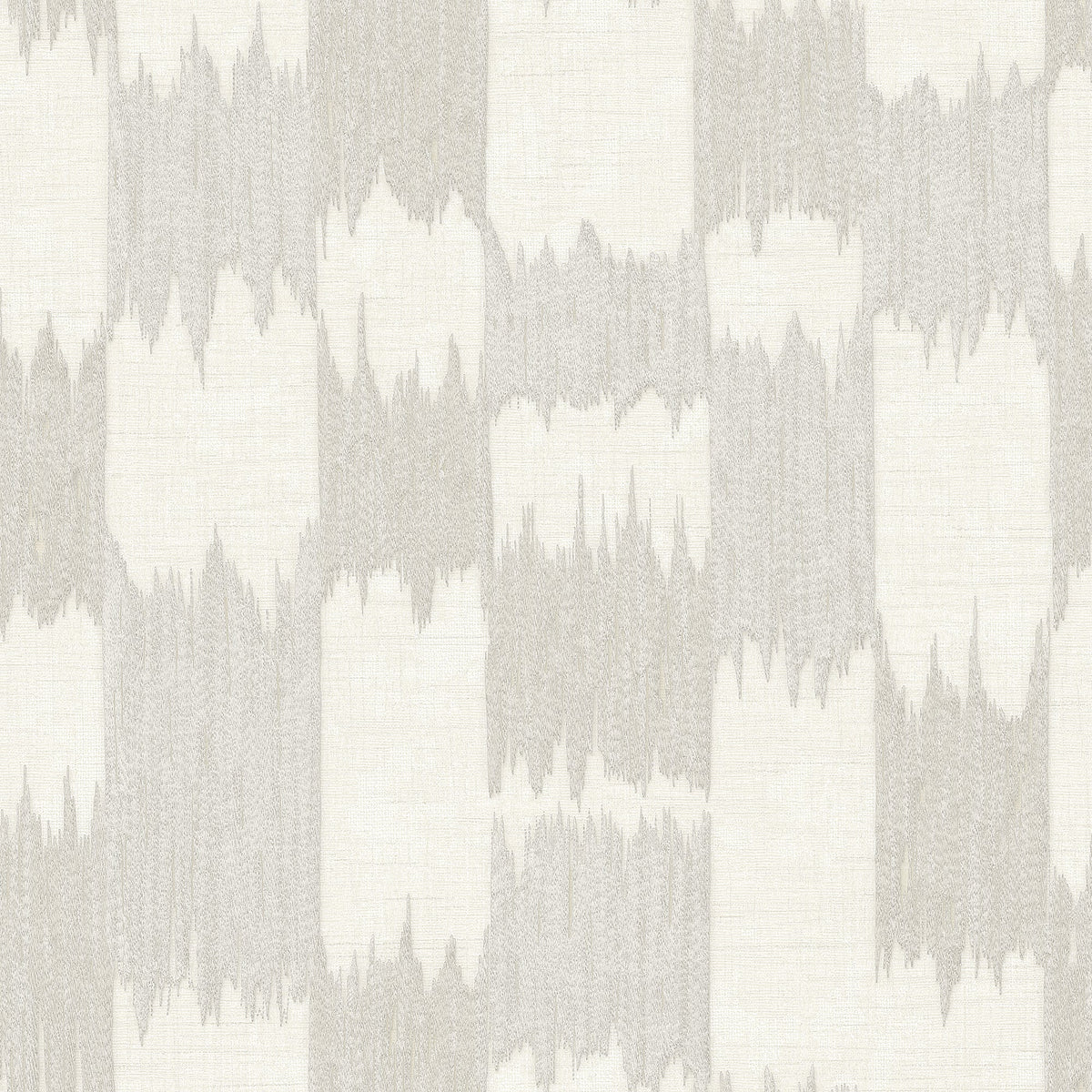 Ikat Echo Wallpaper - White pattern
