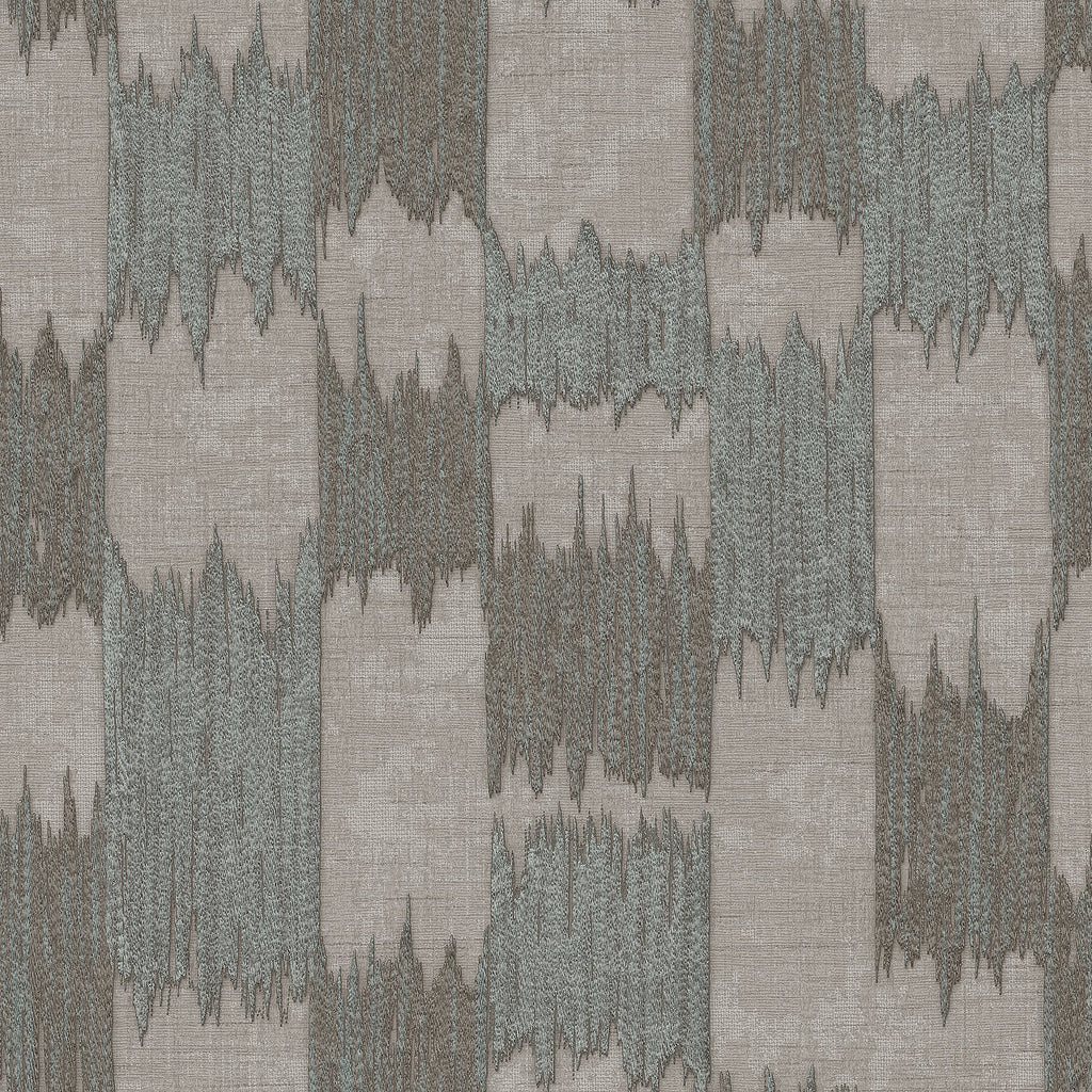 Ikat Echo Wallpaper - Gray pattern