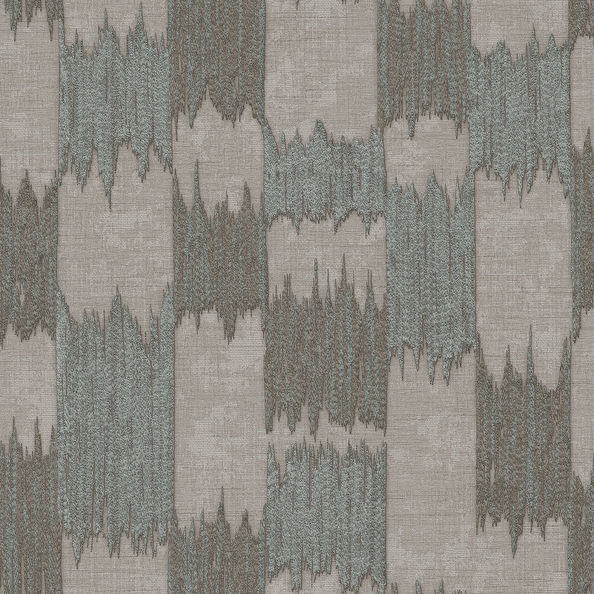 Ikat Echo Wallpaper - Gray pattern
