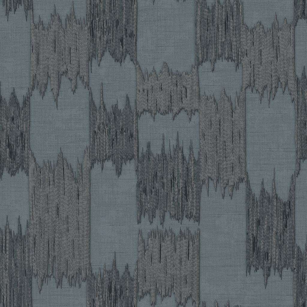 Ikat Echo Wallpaper - Black pattern