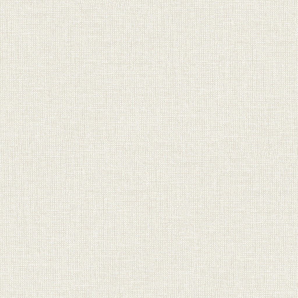 Upholstery Weave Wallpaper - White pattern