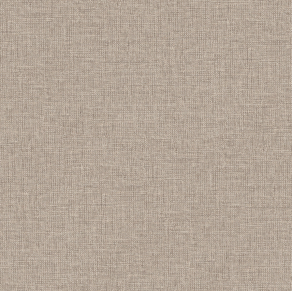 Upholstery Weave Wallpaper - Taupe pattern