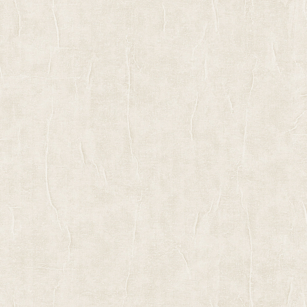 Crushed Linen Texture Wallpaper - Cream pattern