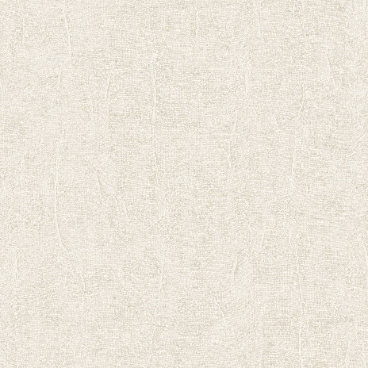 Crushed Linen Texture Wallpaper - Cream pattern