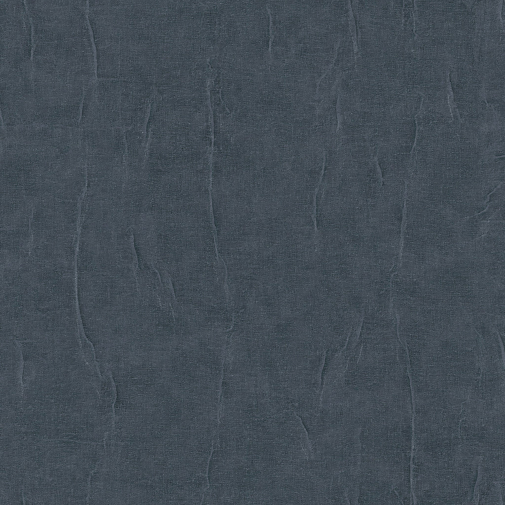 Crushed Linen Texture Wallpaper - Blue pattern