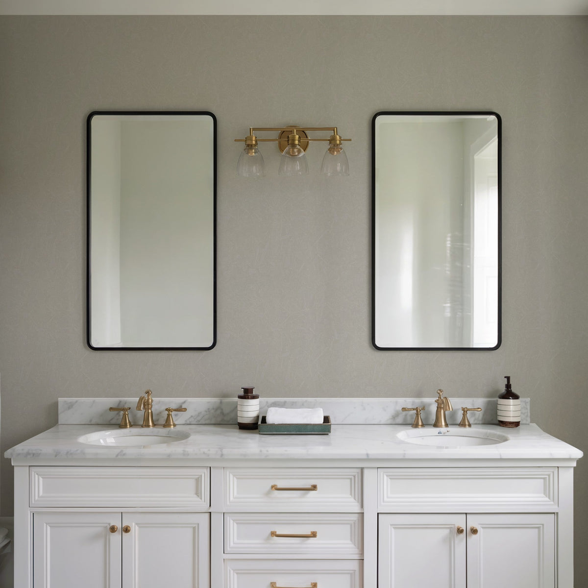 Pressed Woodwork Wallpaper - Gray room view