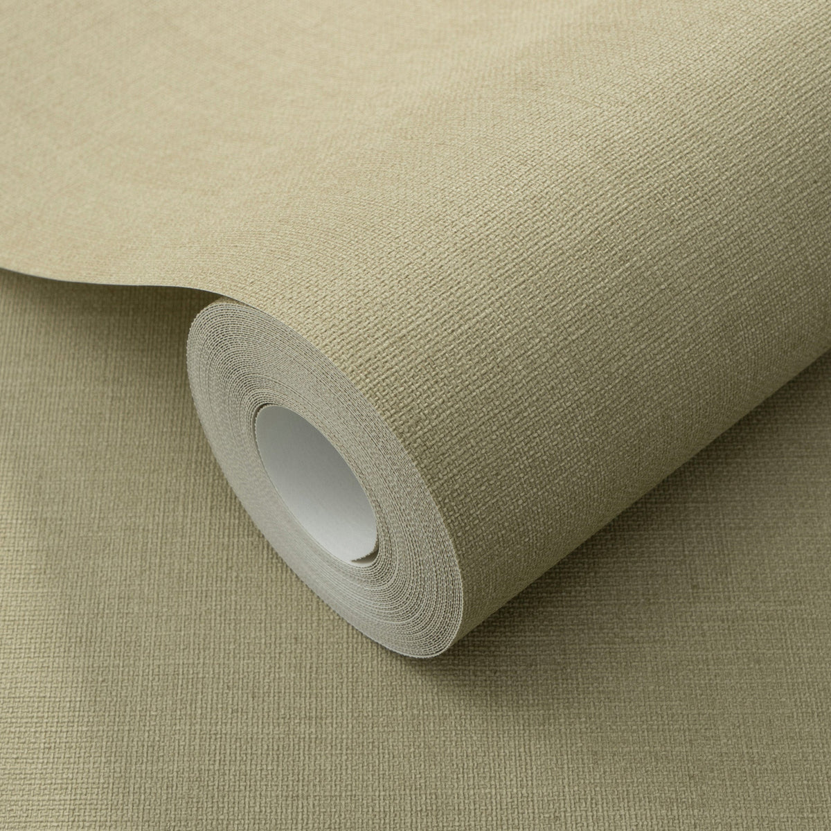 Linea Textile Wallpaper - Sage room view