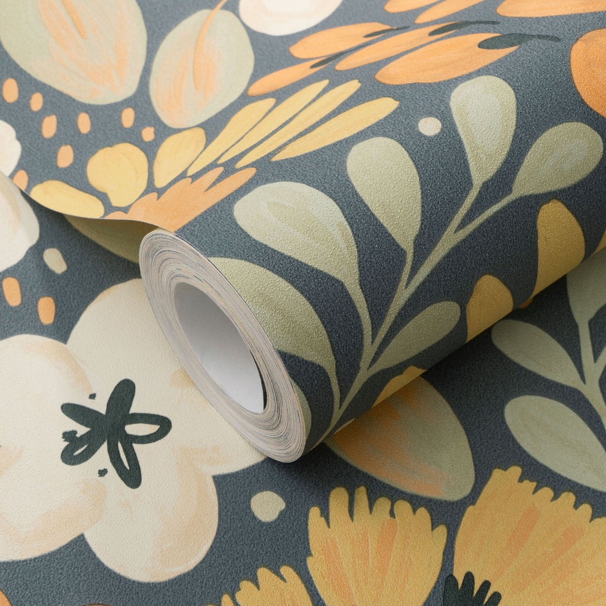 Poetic Garden Wallpaper - Blue room view