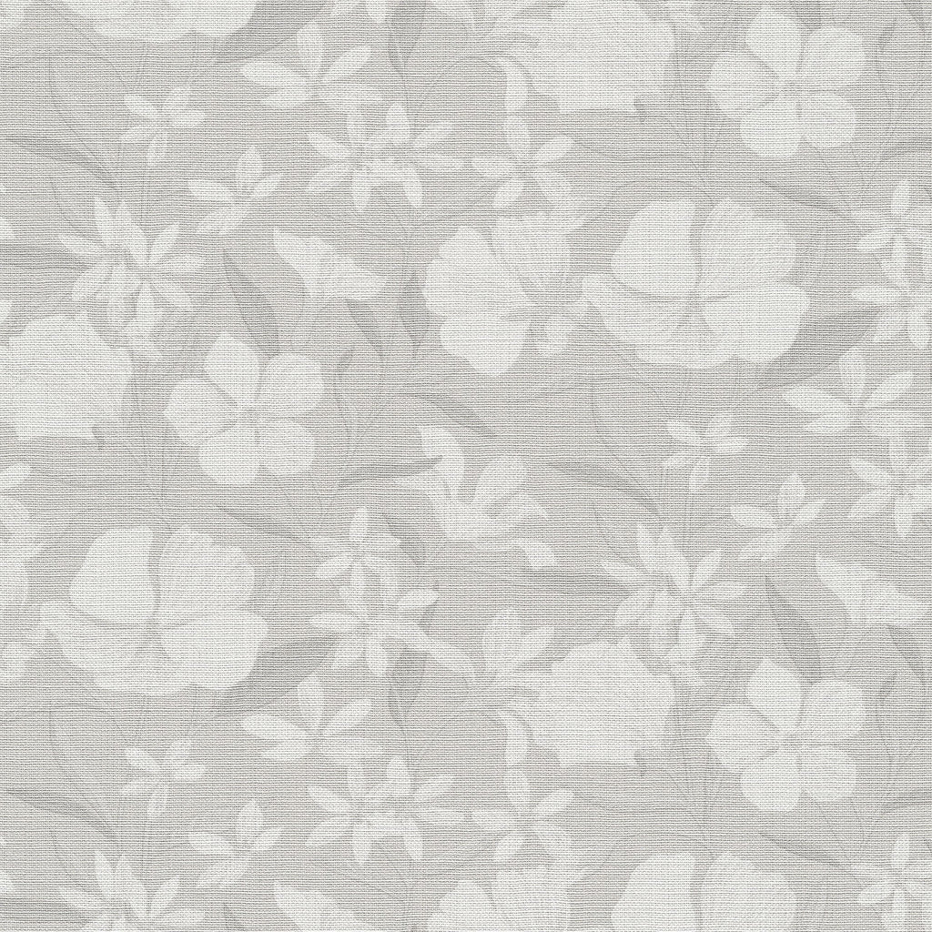 Floral Breeze Wallpaper - Gray pattern