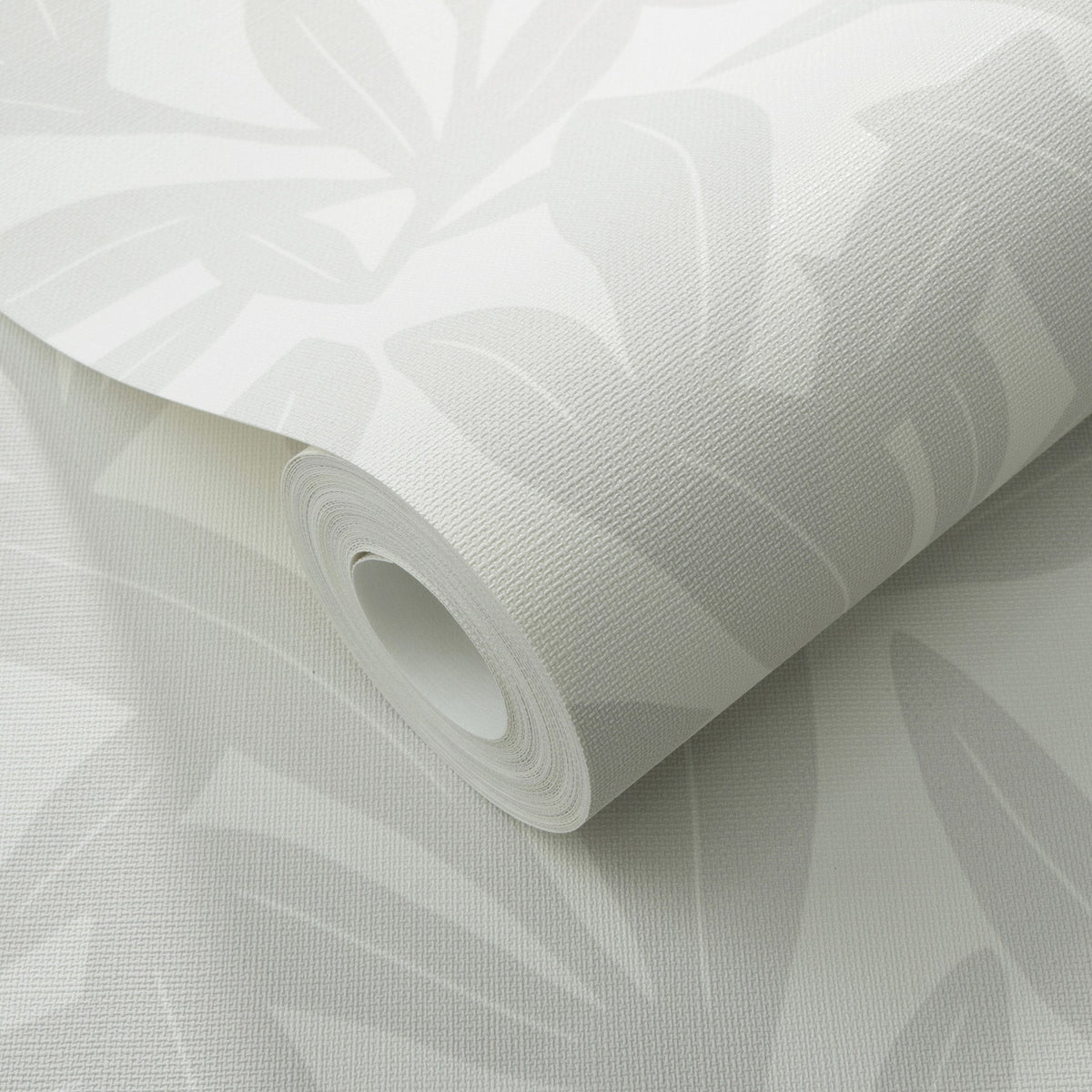 Shadowleaf Wallpaper - Gray room view