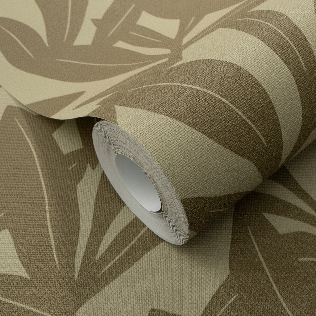 Shadowleaf Wallpaper - Sage room view