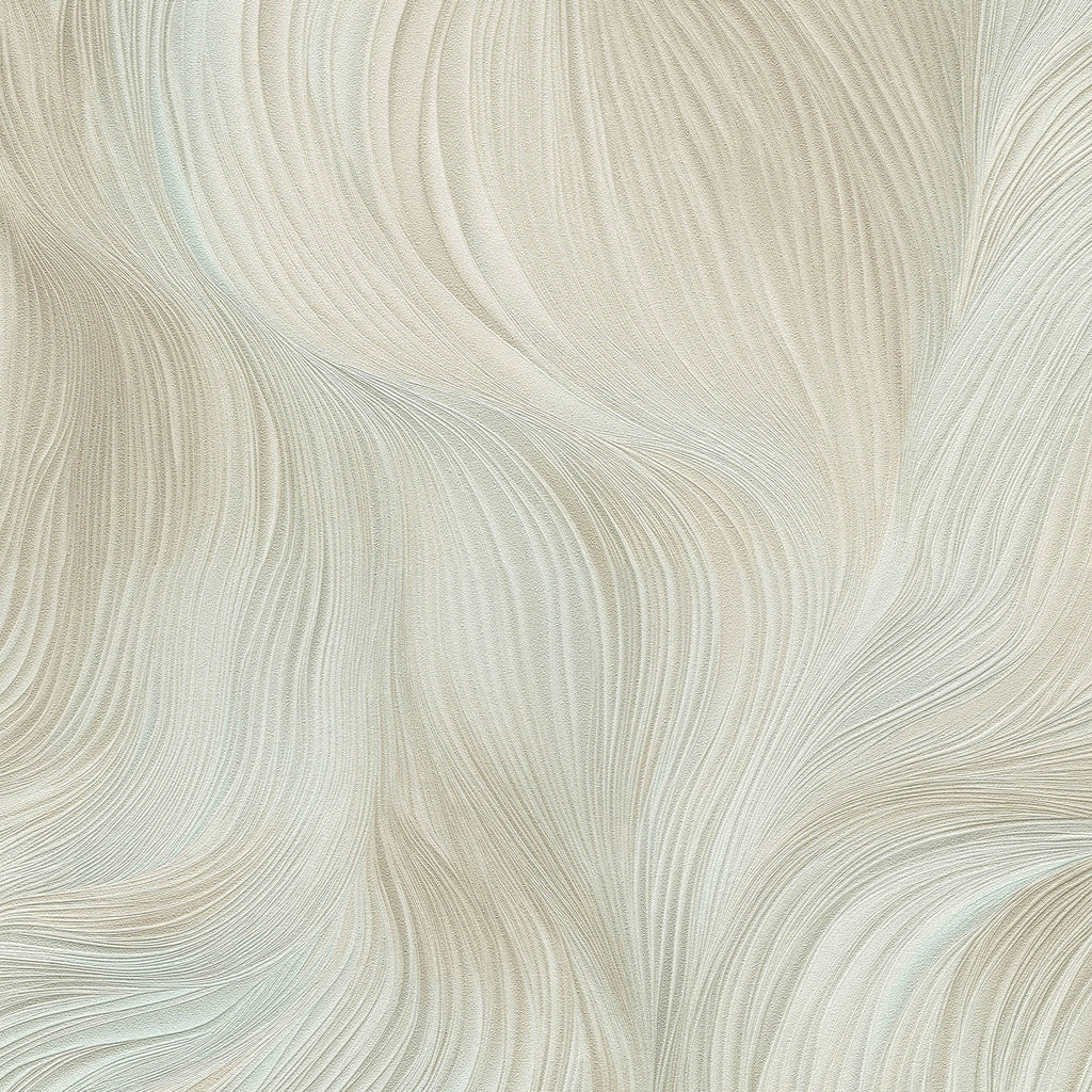 Waves of Light Wallpaper - Teal pattern