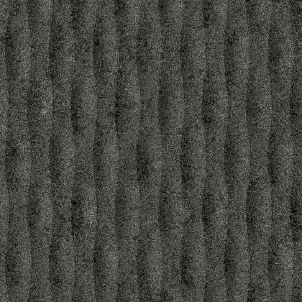 Concrete Illusion Wallpaper - Black pattern