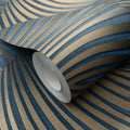 Twill Wallpaper - Blue room view