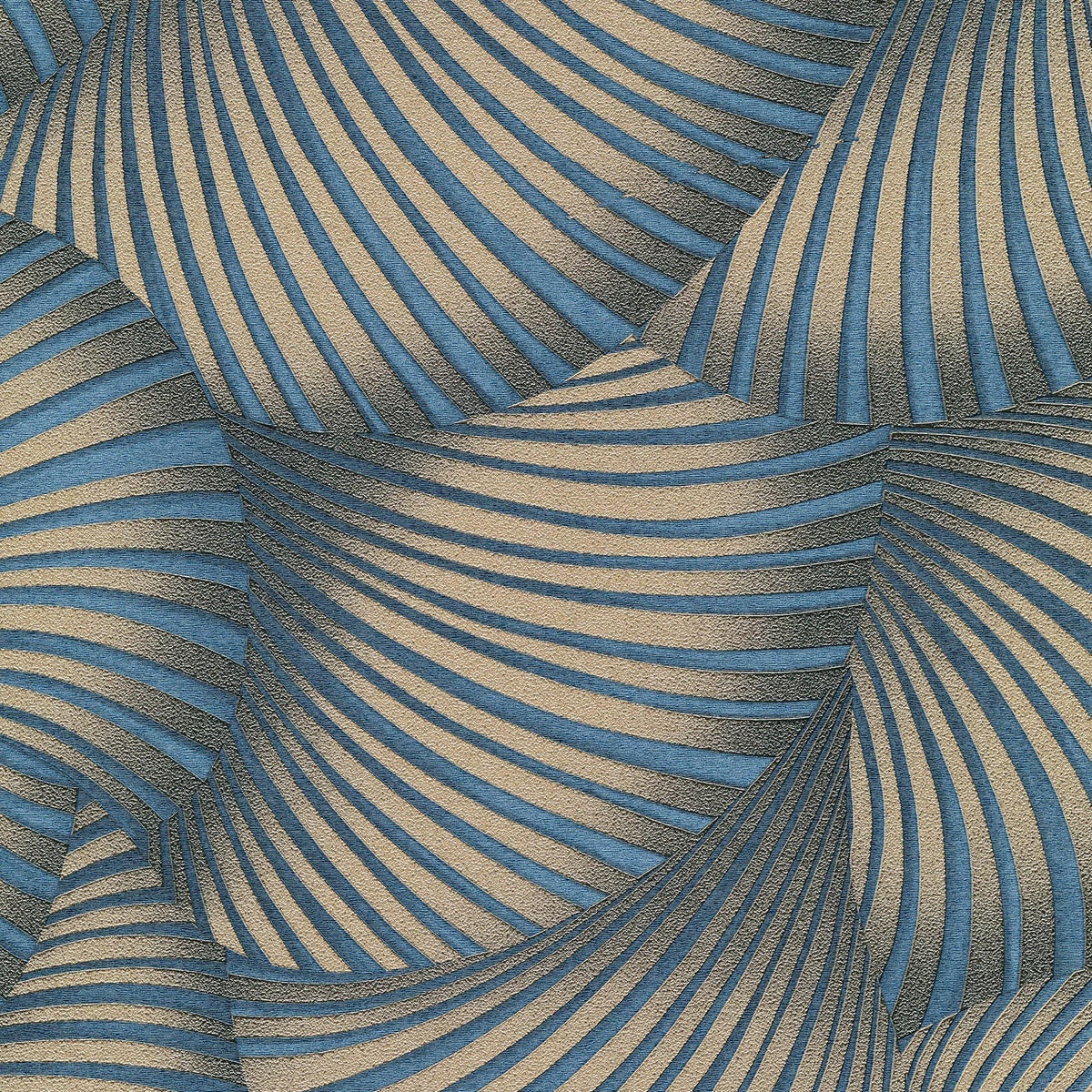 Twill Wallpaper - Blue pattern