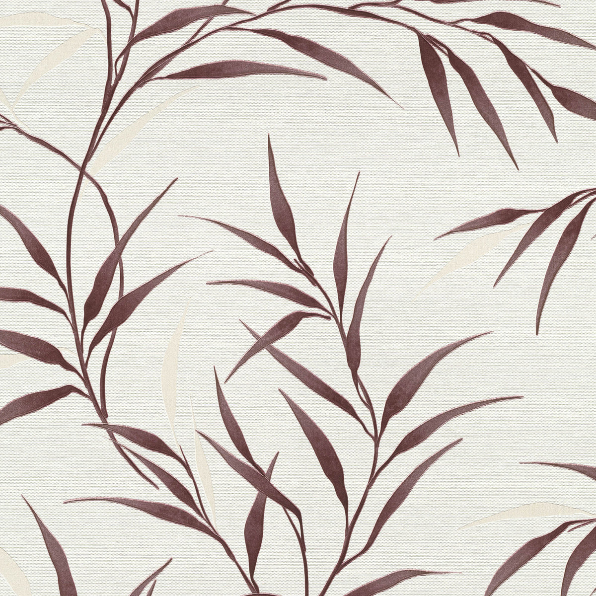 Yamato Leaves Wallpaper - Red pattern