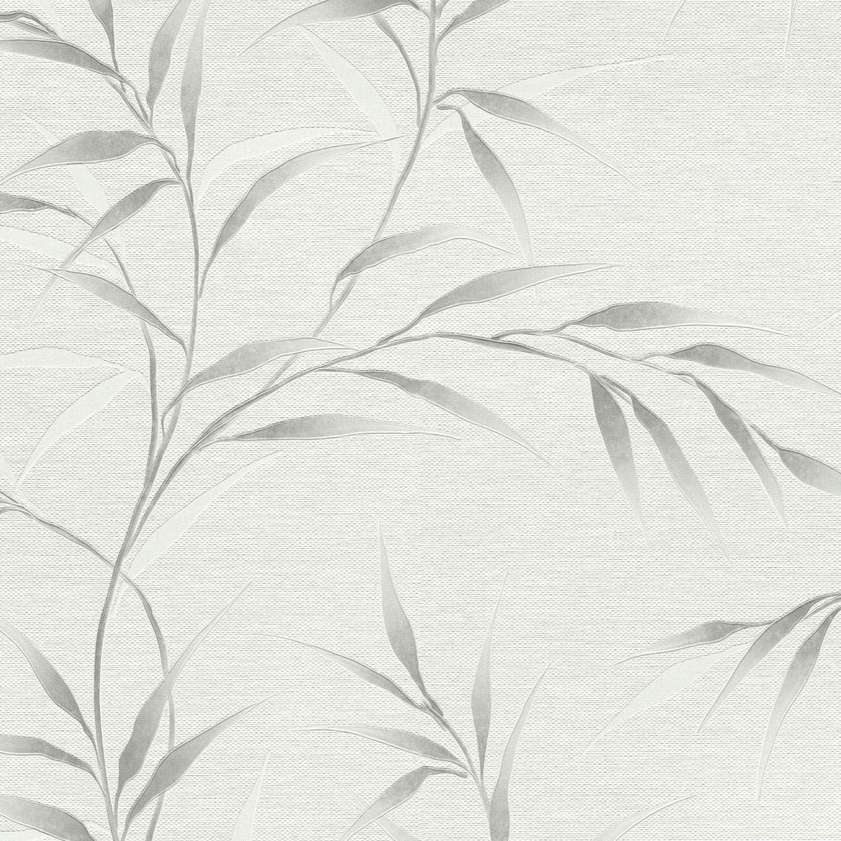 Yamato Leaves Wallpaper - Gray pattern