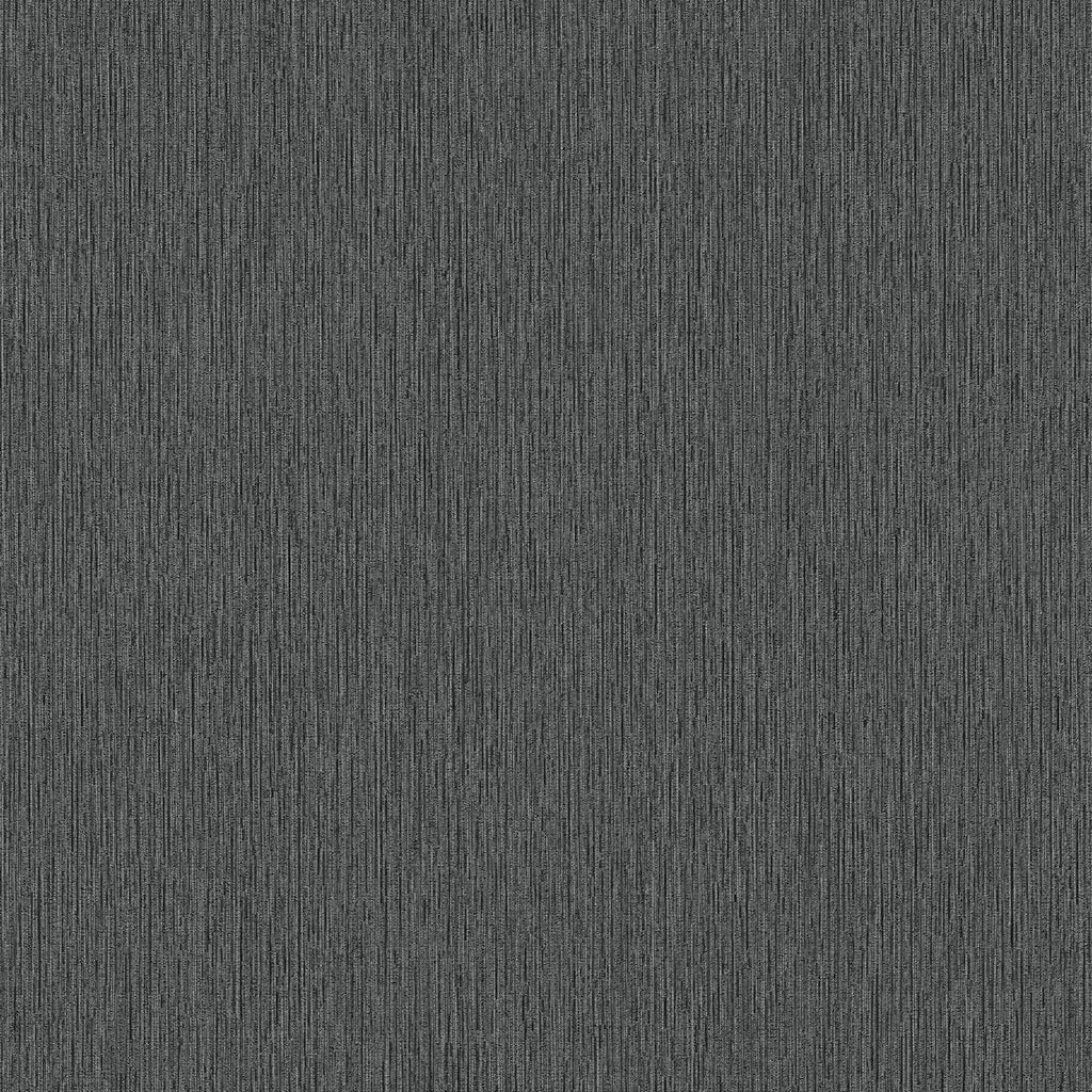 Soft Loom Stria Wallpaper - Black pattern
