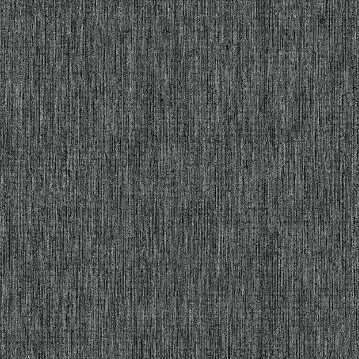 Soft Loom Stria Wallpaper - Black pattern