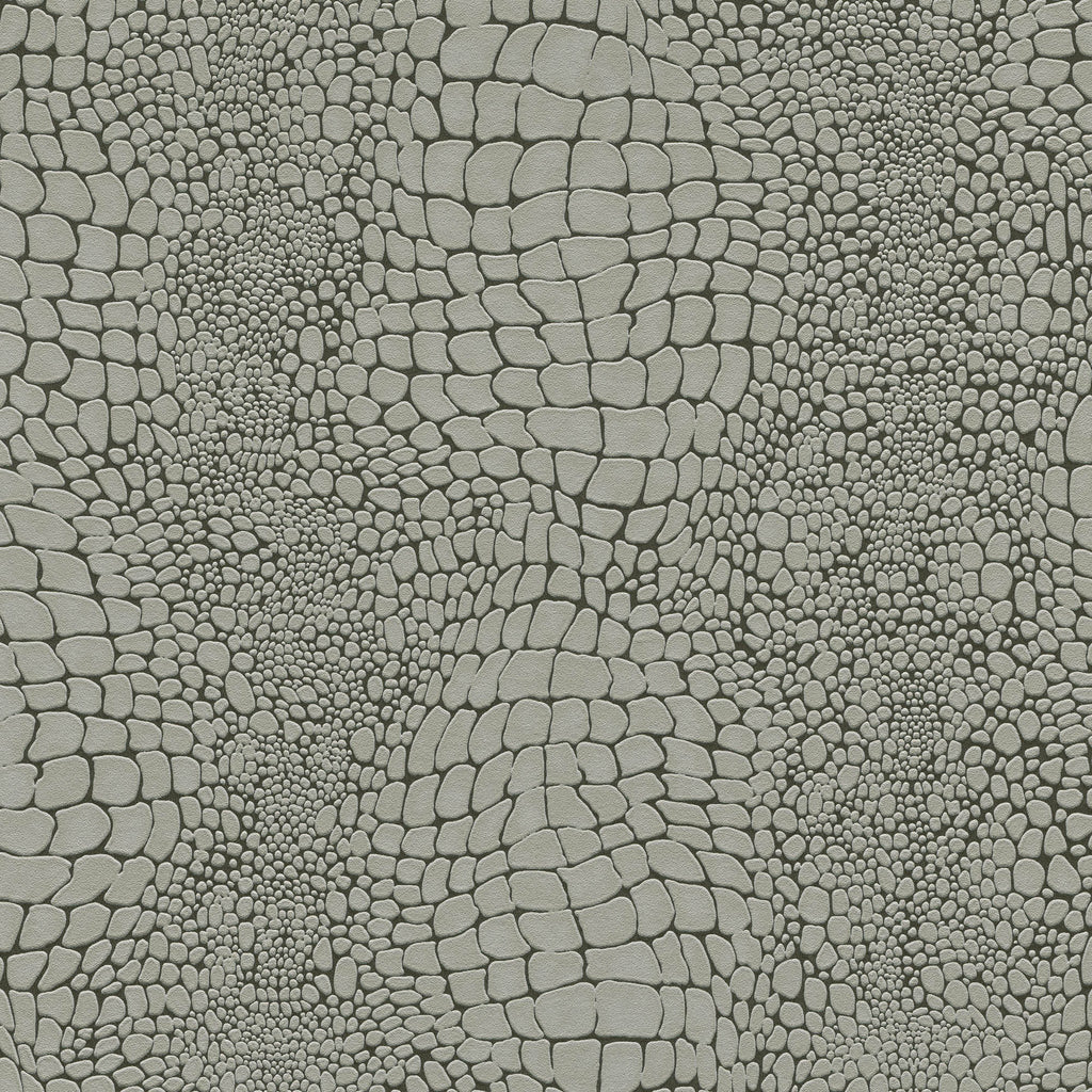 Scala Crocodile Skin Wallpaper - Brown pattern