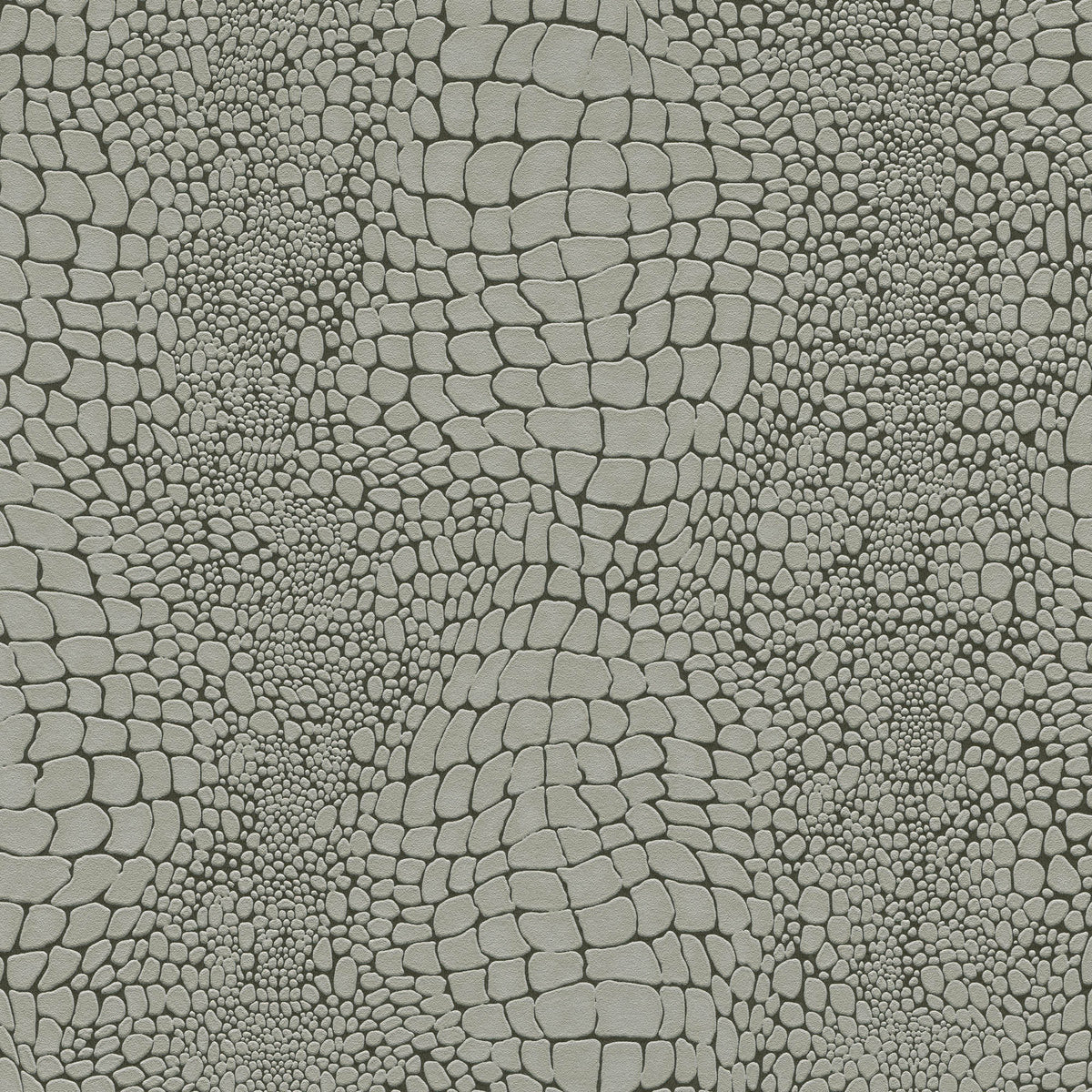 Scala Crocodile Skin Wallpaper - Brown pattern