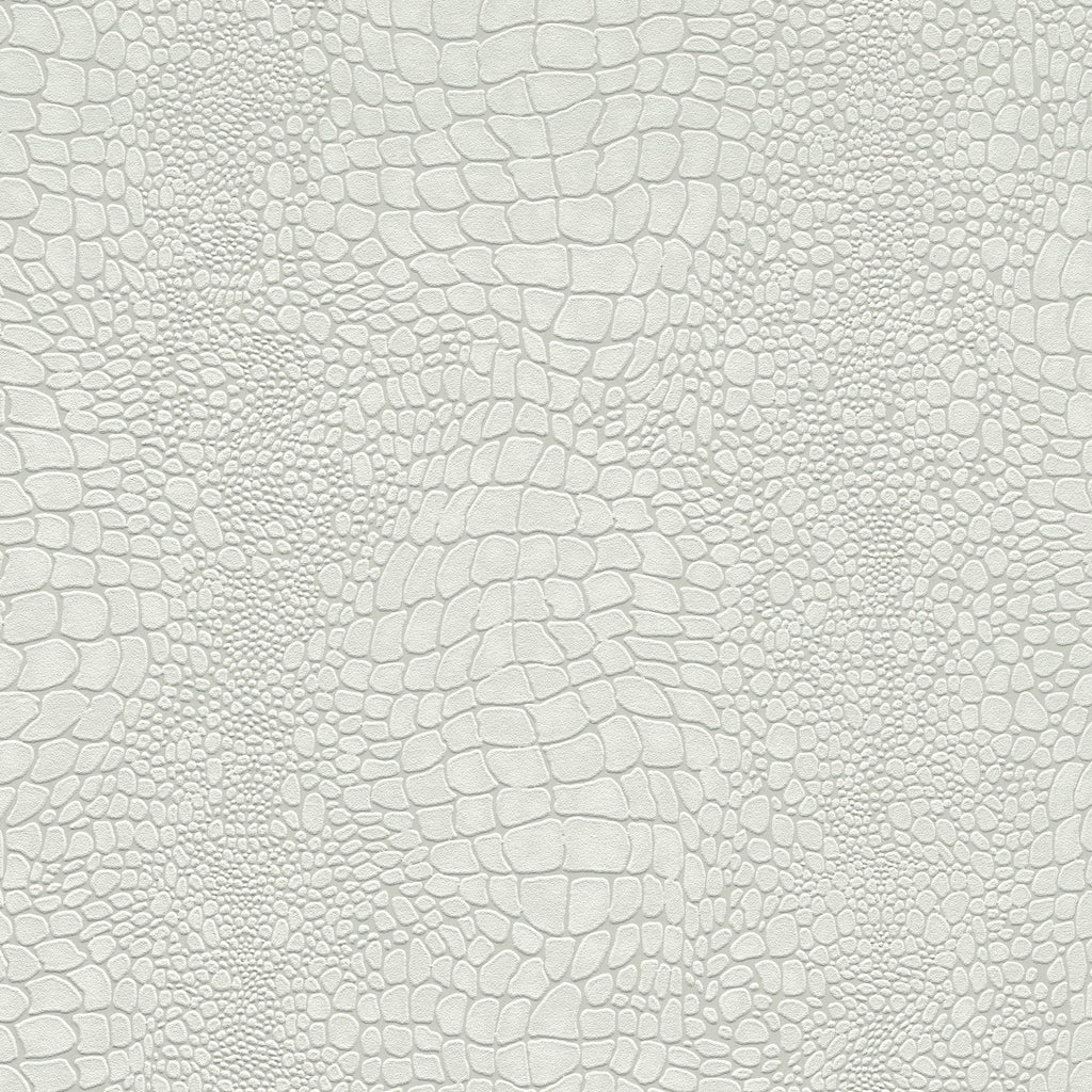 Scala Crocodile Skin Wallpaper - Cream pattern