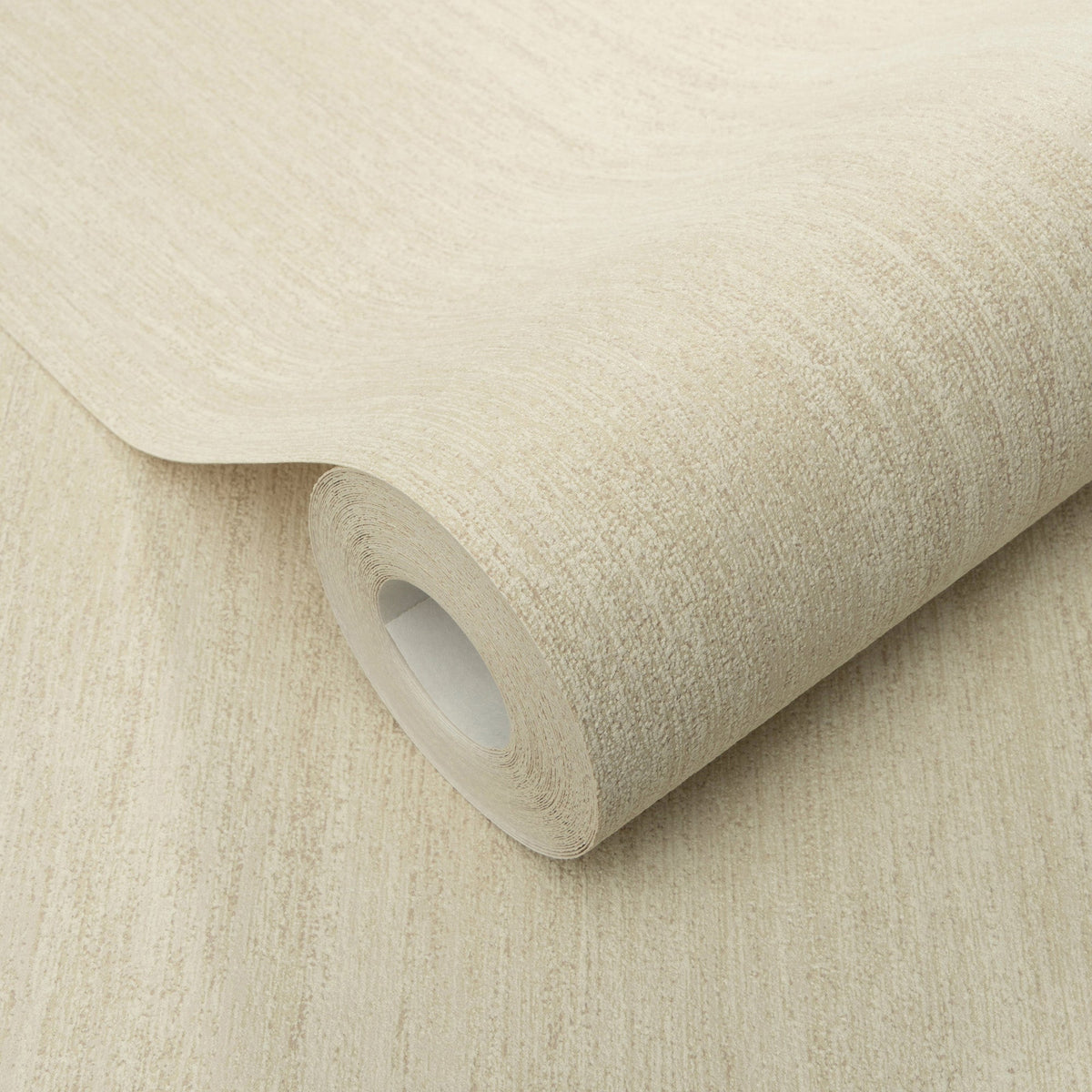Solano Raised Texture Wallpaper - Beige room view