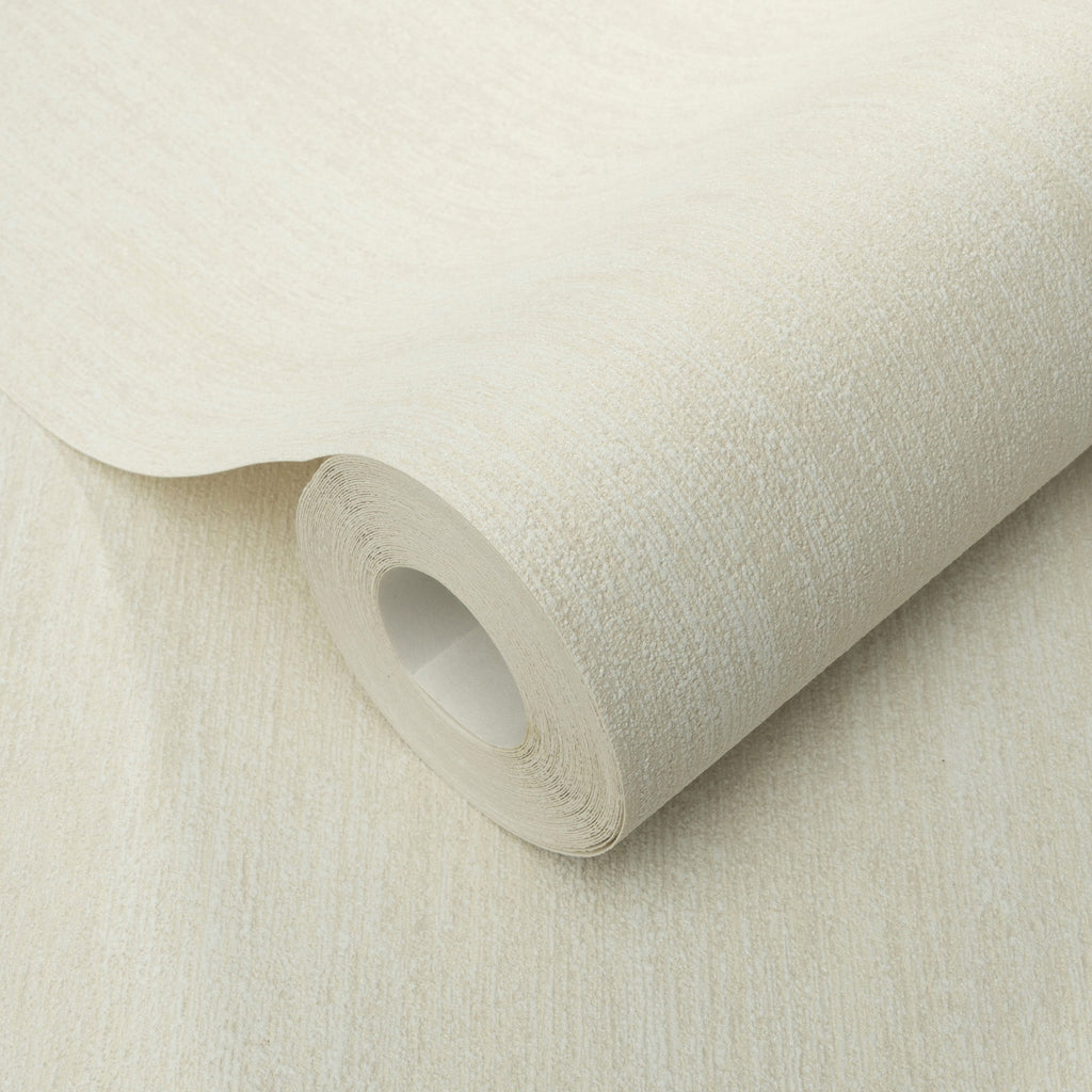 Solano Raised Texture Wallpaper - Cream room view