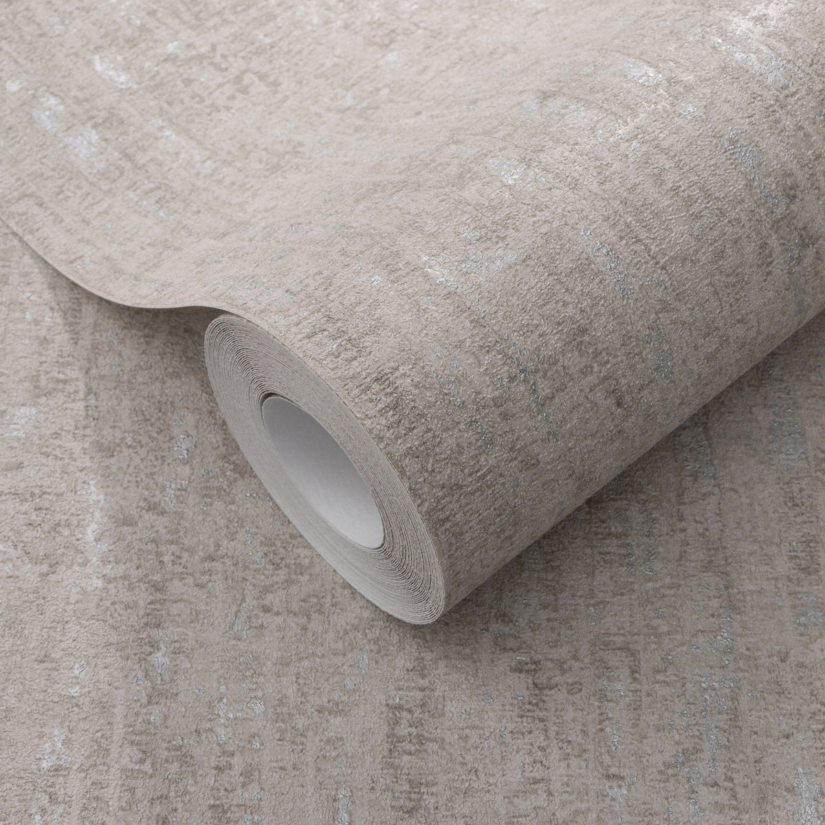 Artisan Texture Wallpaper - Taupe room view