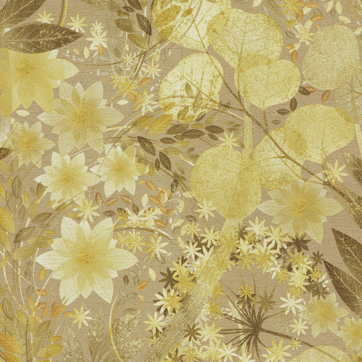 Secret Grove Wallpaper - Yellow pattern