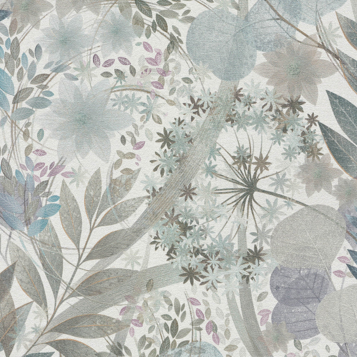 Secret Grove Wallpaper - Blue pattern