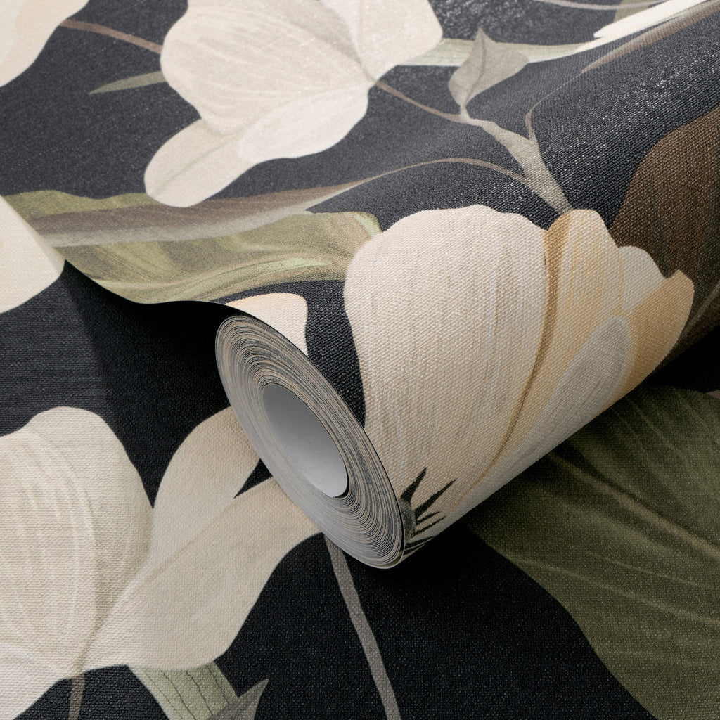Fairy Blossom Wallpaper - Black room view