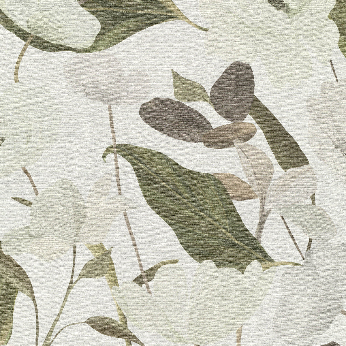 Fairy Blossom Wallpaper - White pattern
