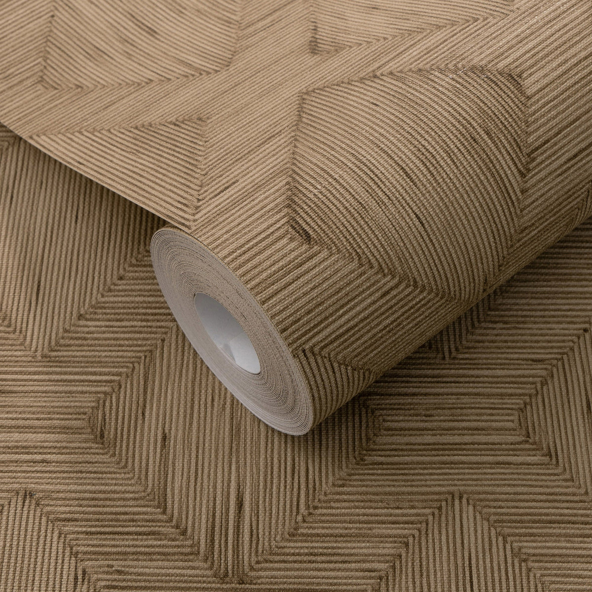 Hidden Harmony Wallpaper - Brown room view
