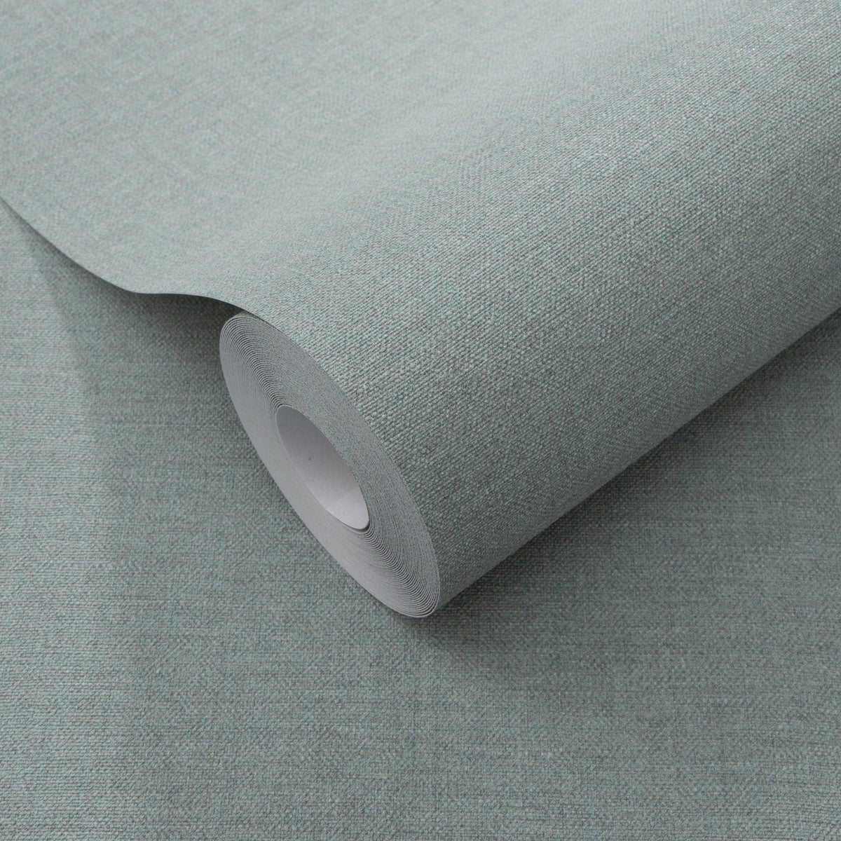 Linen Serenity Wallpaper - Teal room view