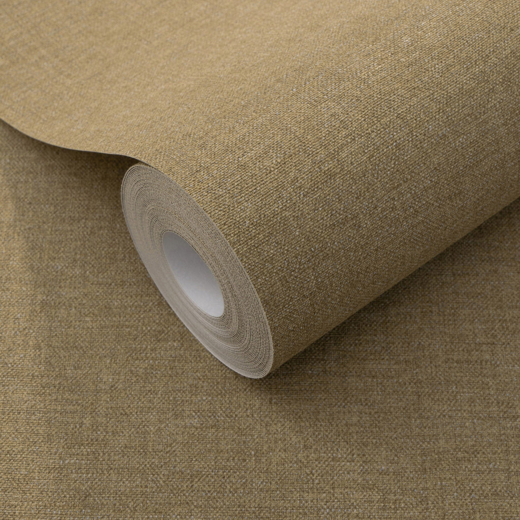 Linen Serenity Wallpaper - Yellow room view