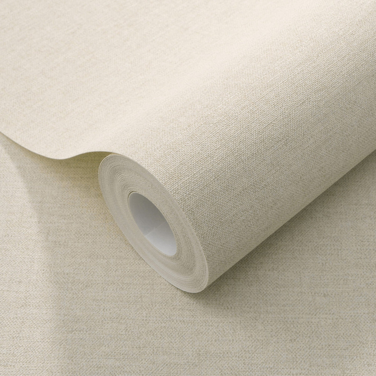 Linen Serenity Wallpaper - Off-White room view