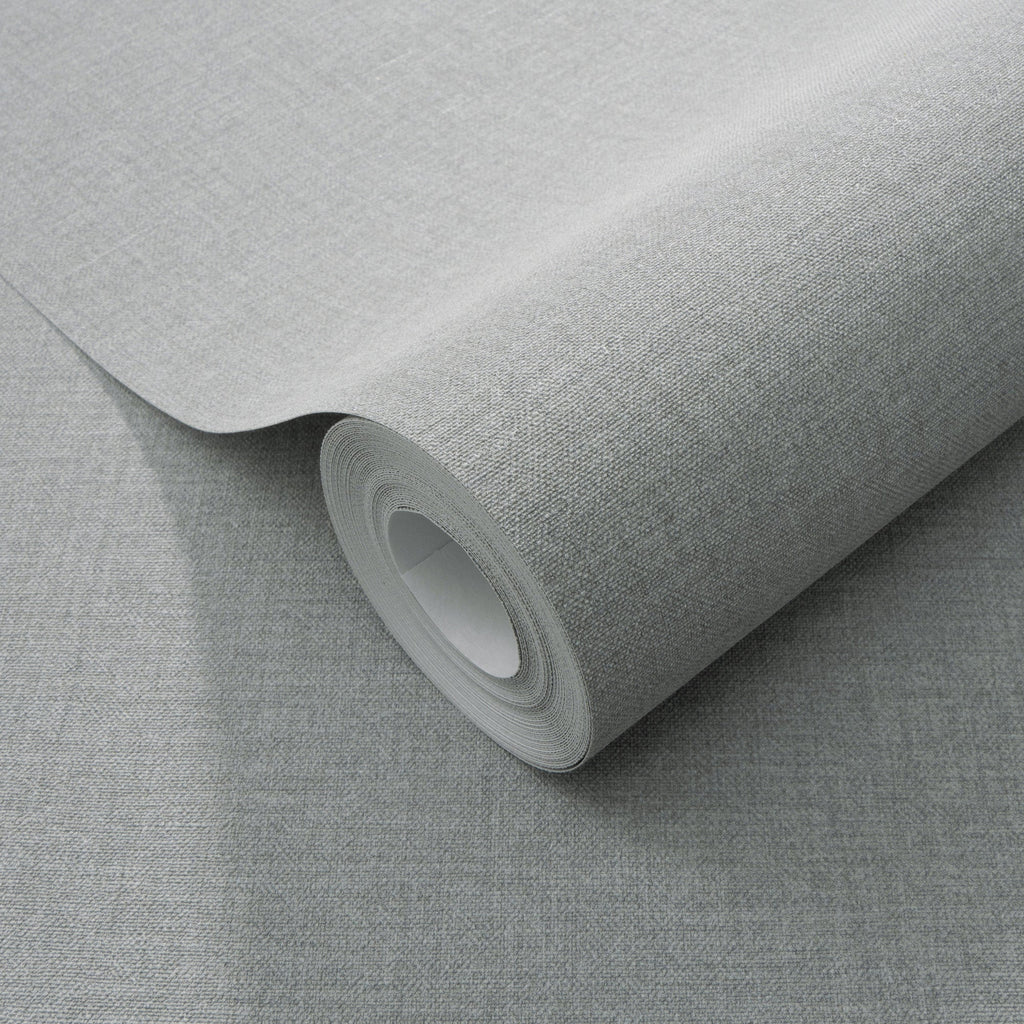 Linen Serenity Wallpaper - Blue room view
