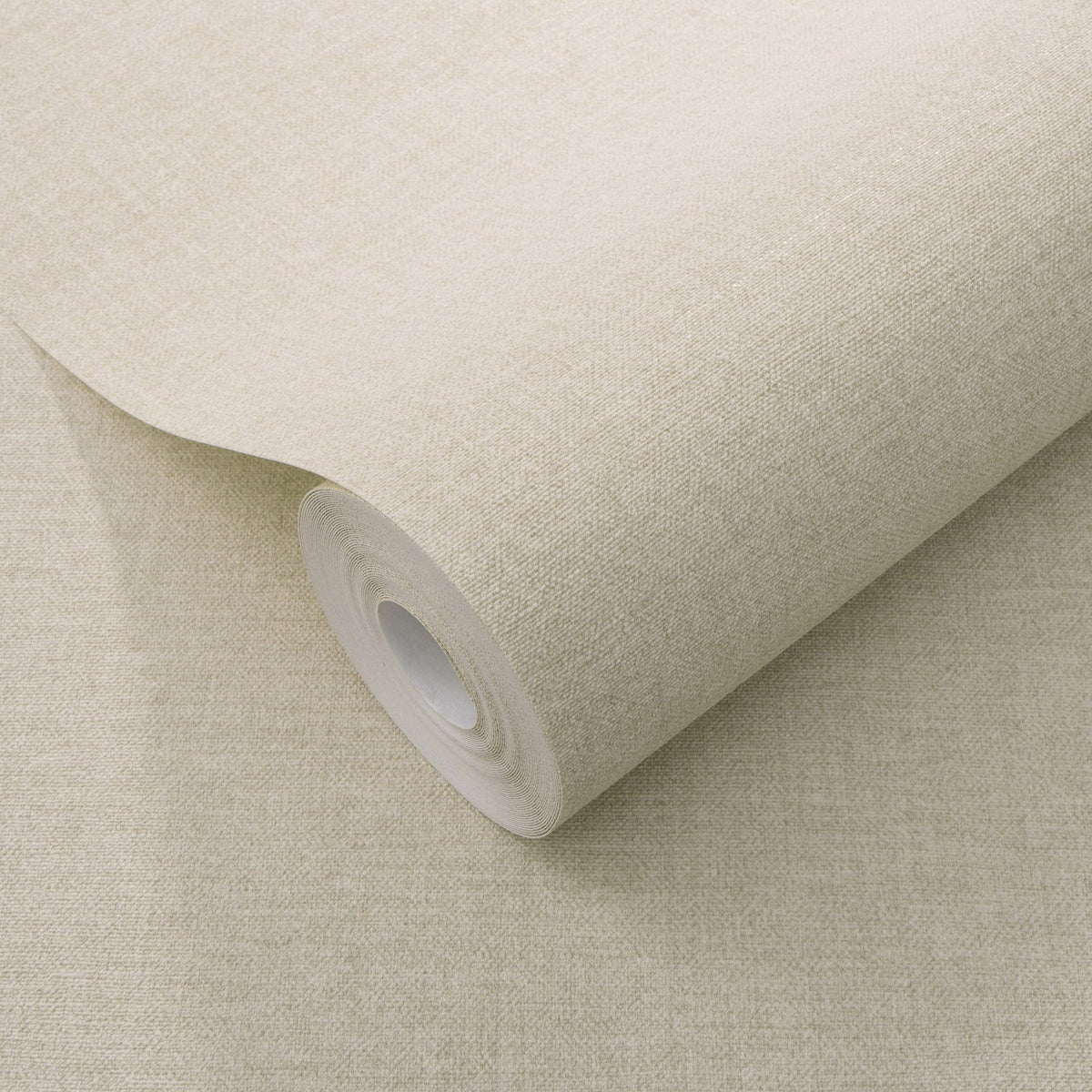 Linen Serenity Wallpaper - Beige room view